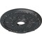 Ekena Millwork Antioch Ceiling Medallion (Fits Canopies up to 3 1/2"), 18"OD x 3 1/2"ID x 1 3/8"P, Pewter CM18SEPES - alternate 2